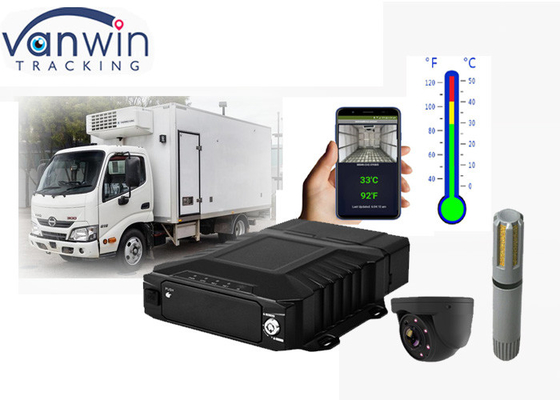 4チャネル HDD モバイル NVR システム 冷蔵庫 トラックの温度監視